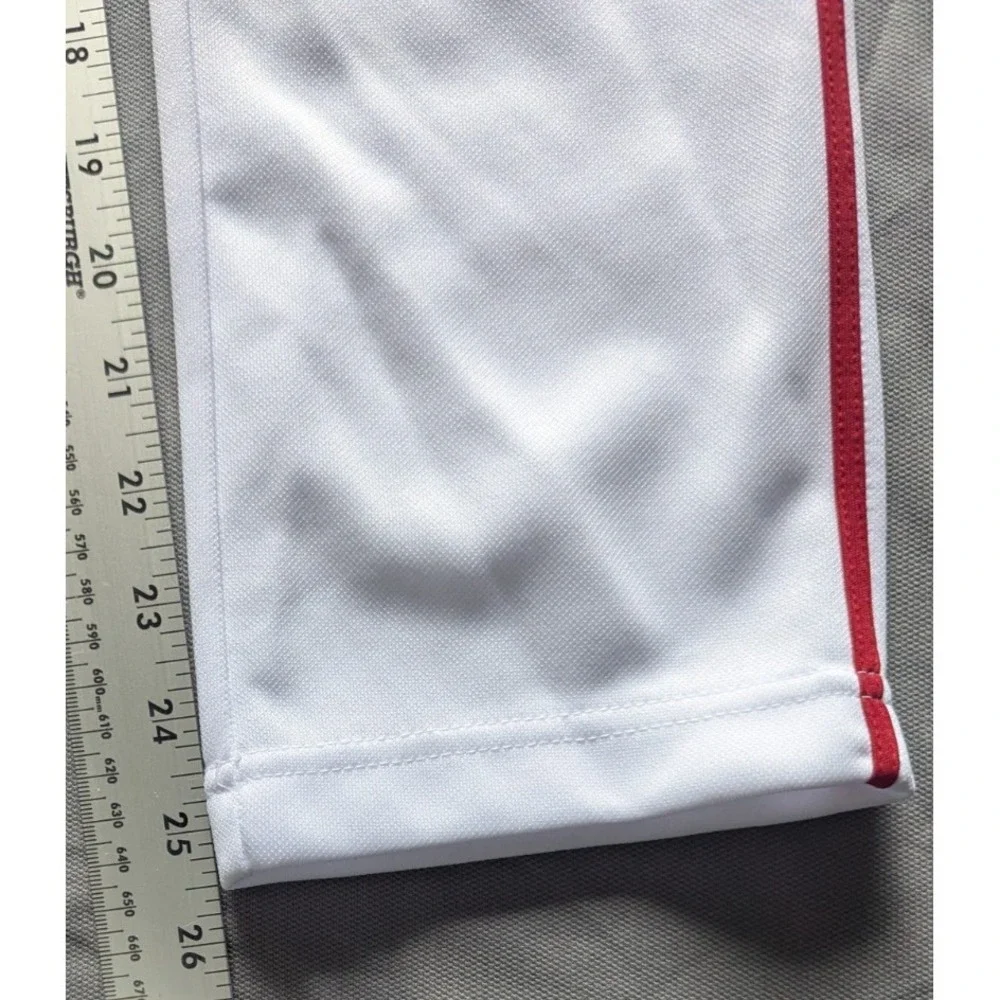 Easton Rival+ Youth Piped Pant | White/Red | Youth Small Waist 23-25